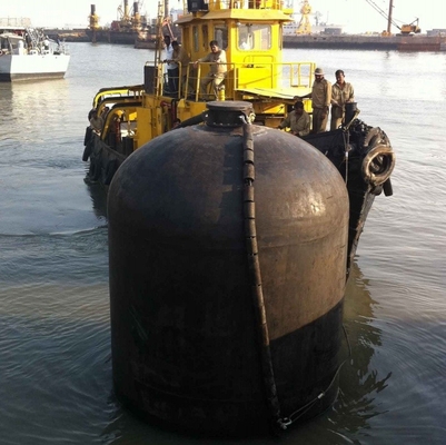 Amortecedor natural do barco de borracha do hidro para-choque pneumático submarino para a proteção do navio