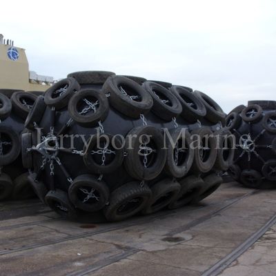 Tipo ancorando para-choque pneumático de flutuação de borracha natural de Yokohama