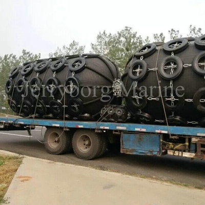 Transferência a pouca distância do mar 50kpa de borracha natural do STS que flutua o para-choque pneumático