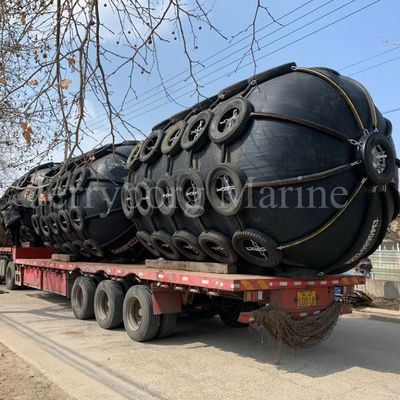 Embarcadouro de alta pressão Marine Rubber Fender pneumática de 80kpa Yokohama