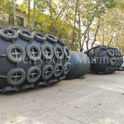 Embarcadouro de alta pressão Marine Rubber Fender pneumática de 80kpa Yokohama