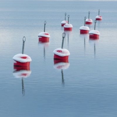 EVA Foam Filled Floating Ball limita a boia de amarração da barreira de água da área de segurança