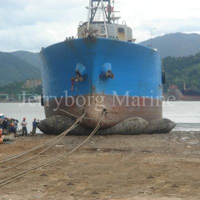 Navio inflável antiusura que lança bolsas a ar de borracha pneumáticas