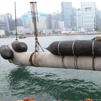 Navio que lança Marine Airbags For Shipping Containers inflável